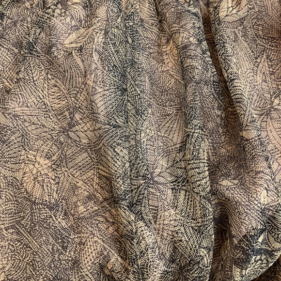 Jack by BB Dakota Dahlia tulle skirt Nude Black Two Layers sz 8 beige ballet - Picture 4 of 8